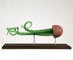 Liggande grön tentackel